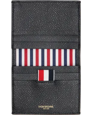 Thom Browne ペブルグレイン ダブルカードケース - サムネイル3
