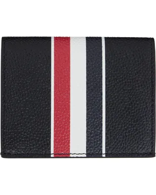 Thom Browne RWB Stripe Double ペブルグレイン カードケース - サムネイル2