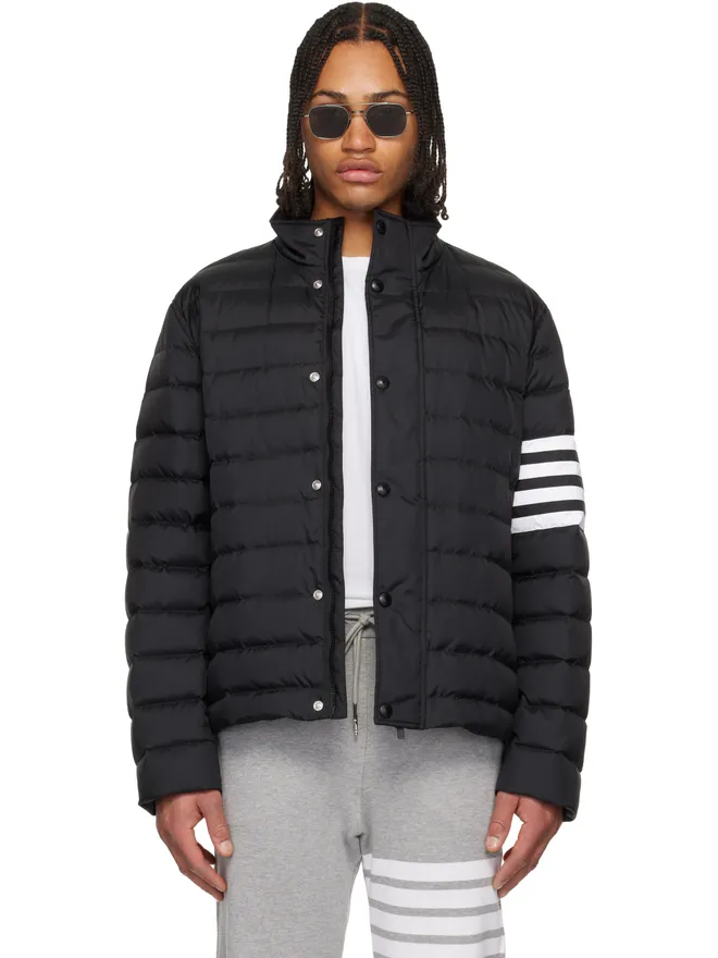 Thom Browne Thom Browne Shiny Ripstop 4-Bar ライト ダウンジャケットの商品画像