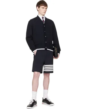 Thom Browne ペブルグレイン レザー ポーチ - サムネイル4