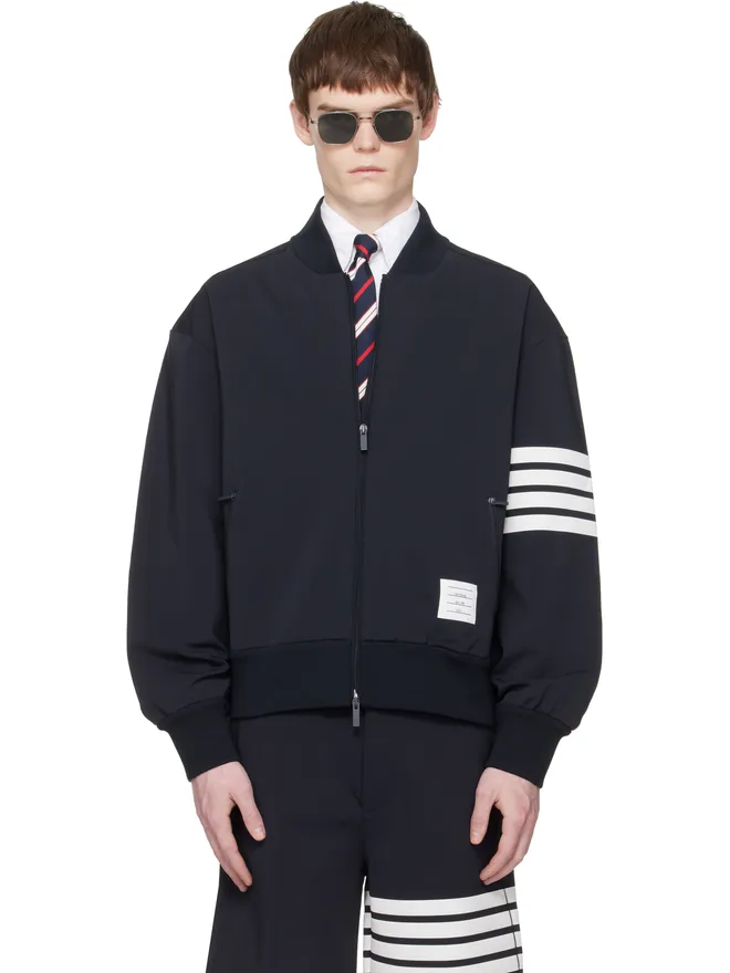 Thom Browne Thom Browne Printed 4-Bar ボンバージャケットの商品画像