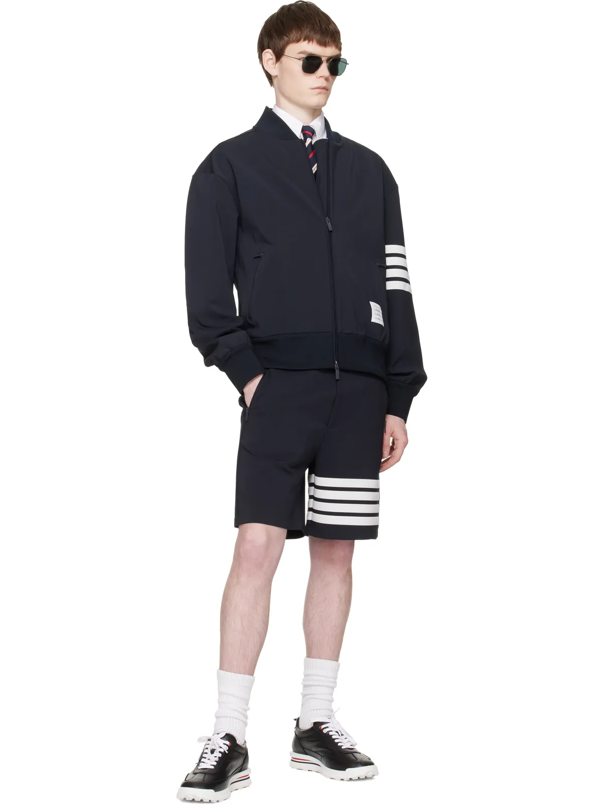 Thom Browne Printed 4-Bar ボンバージャケット - 画像4