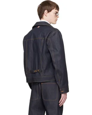 Thom Browne Backstrap セルビッジデニム ユーティリティジャケット - サムネイル3
