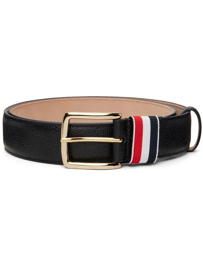 Thom Browne Thom Browne ペブルグレイン ストライプループ 35MM ベルトの商品画像