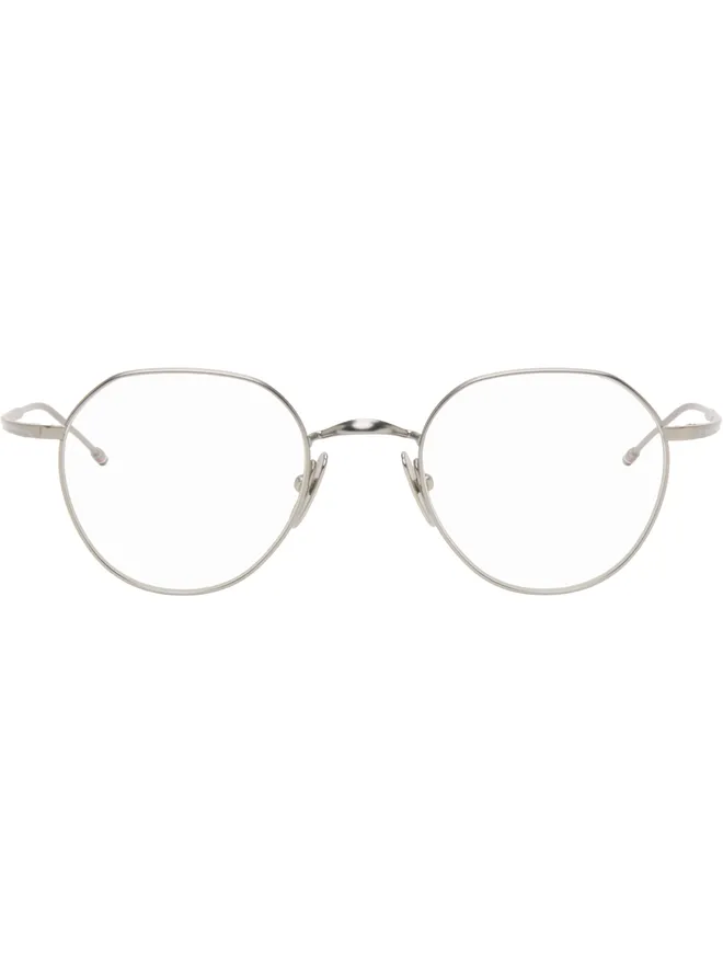 Thom Browne Thom Browne チタン ラウンドメガネの商品画像