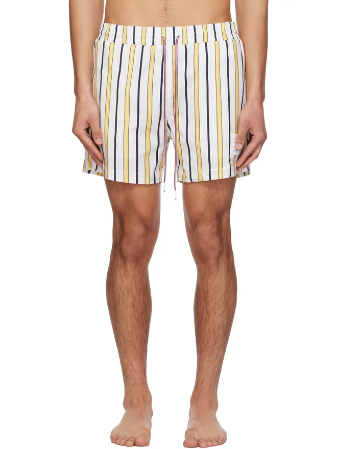 Thom Browne Thom Browne Repp ストライプ スイムショーツの商品画像