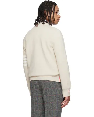 Thom Browne 4-Bar コットンクレープ ミラノリブ セーター - サムネイル3
