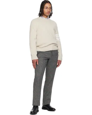 Thom Browne 4-Bar コットンクレープ ミラノリブ セーター - サムネイル4