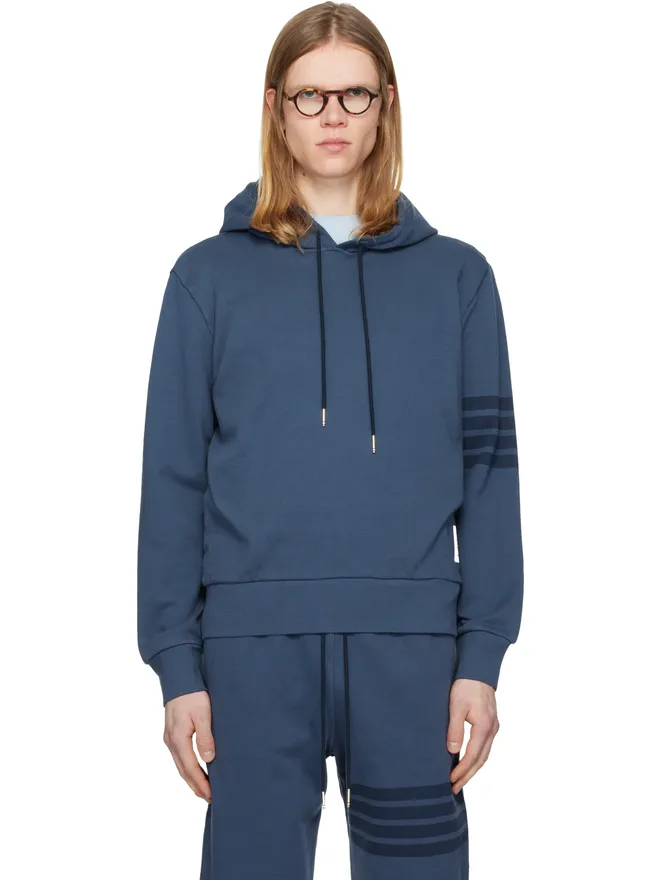 Thom Browne Thom Browne Solid Loopback Overdyed 4-Bar フーディの商品画像