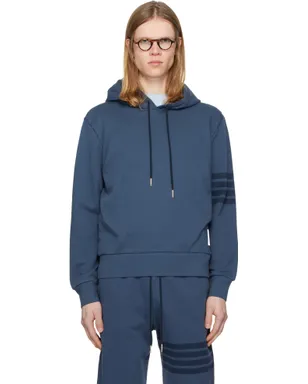 Thom Browne Solid Loopback Overdyed 4-Bar フーディ - サムネイル1