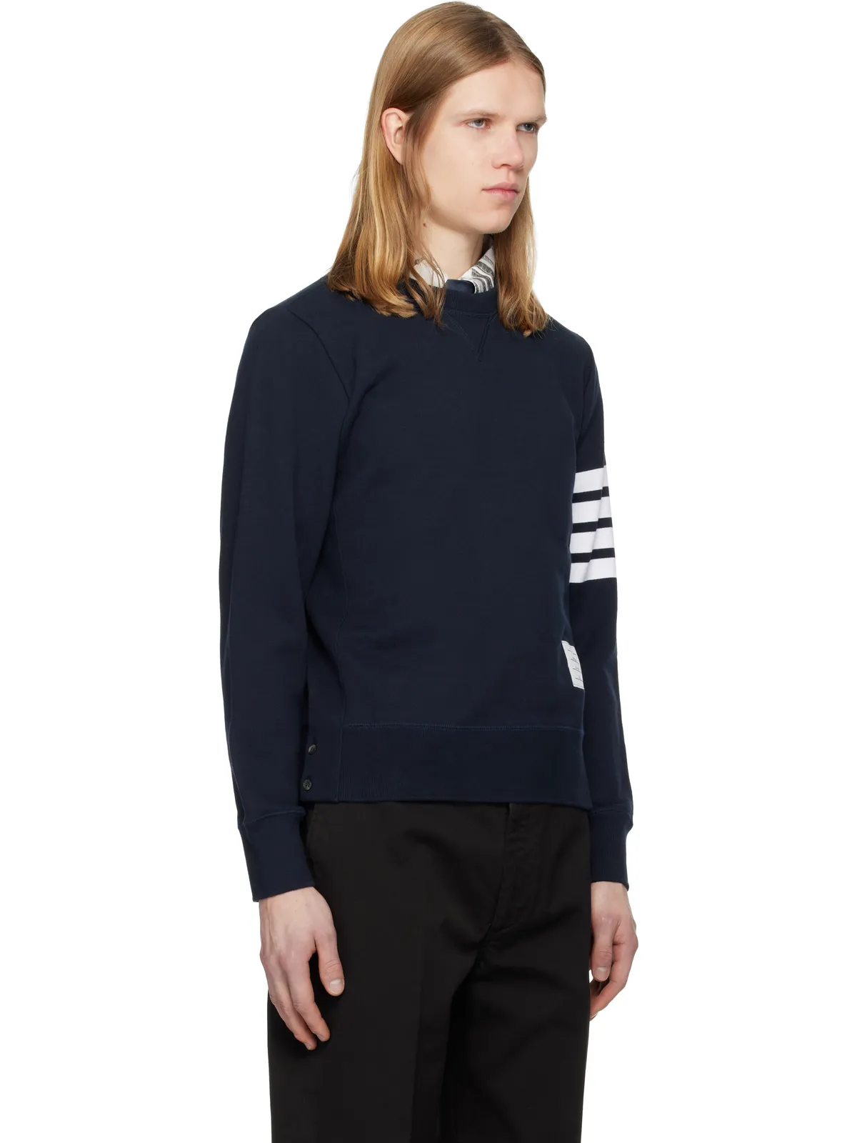 Thom Browne Classic Loopback 4-Bar スウェットシャツ - 画像2