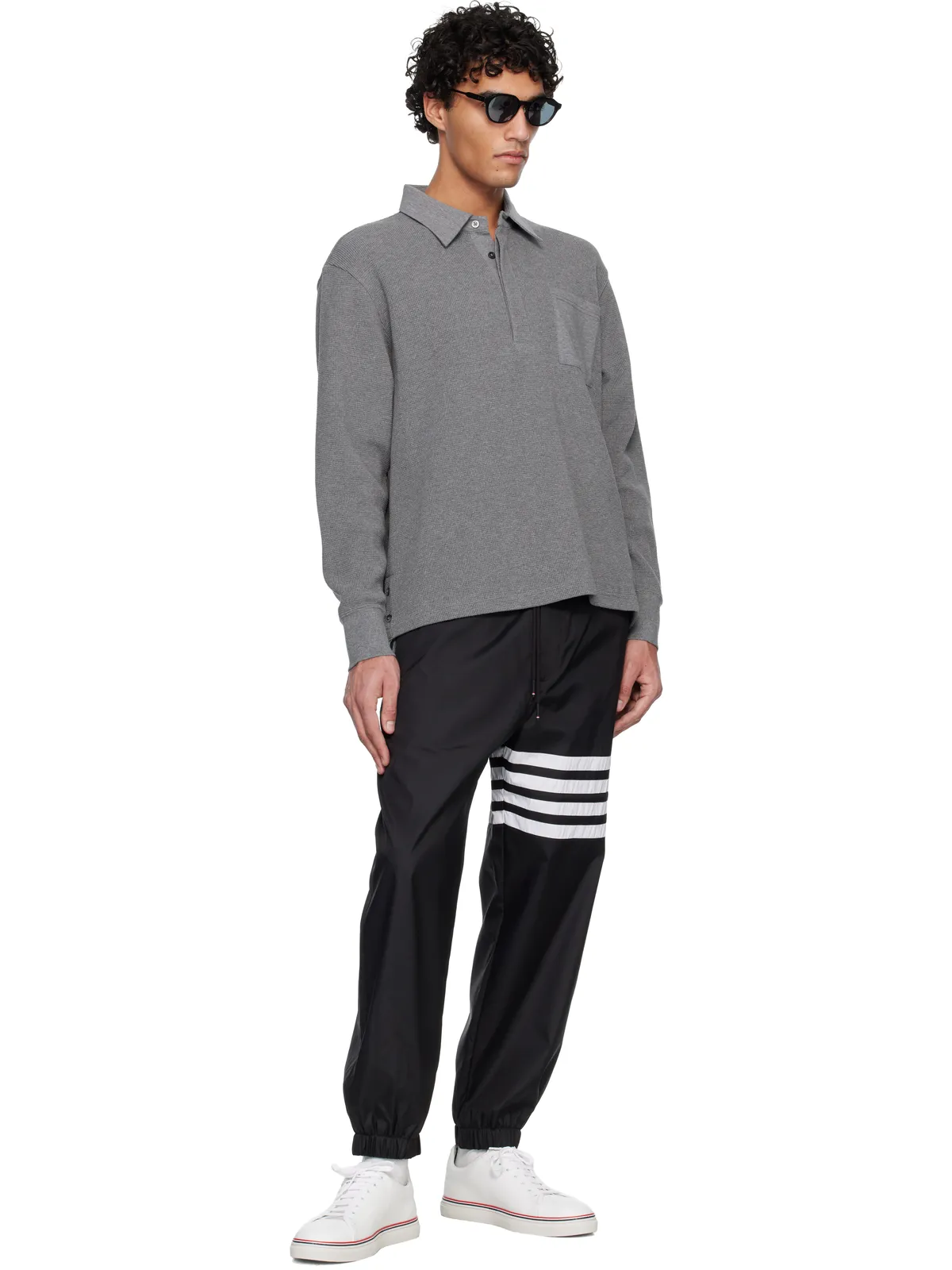 Thom Browne Rugby ニットポロシャツ - 画像4