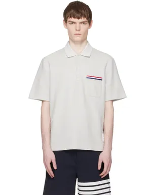 Thom Browne 半袖 ポケット ポロシャツ - サムネイル1
