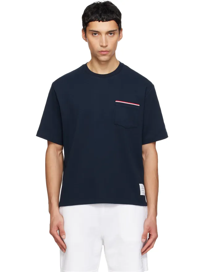 Thom Browne Thom Browne Milano コットン オーバーサイズ ポケットTシャツの商品画像