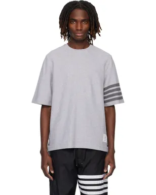 Thom Browne Textured Pique 4-Bar Tシャツ - サムネイル1
