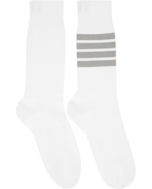 Thom Browne 4-Bar ライトウェイト コットン ソックス - サムネイル1