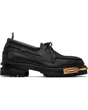 Thom Browne Distressed Calf Hiking デッキシューズ - サムネイル1