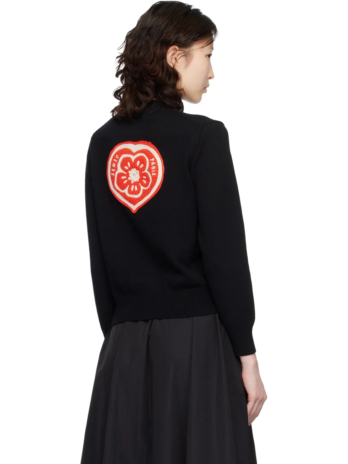 Kenzo Kenzo Paris 'KENZO Boke Heart' カーディガン - 画像3