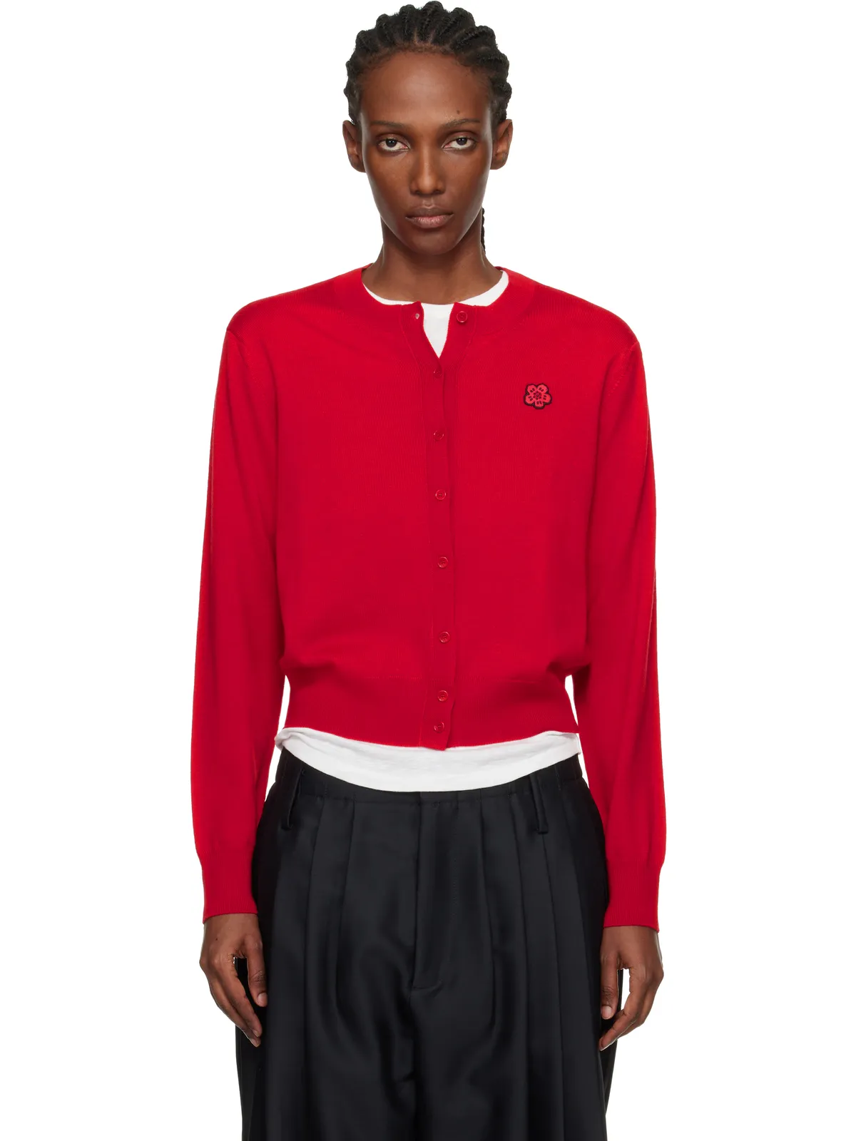Kenzo Kenzo Paris 'Boke Flower' Embroidered カーディガン - 画像1