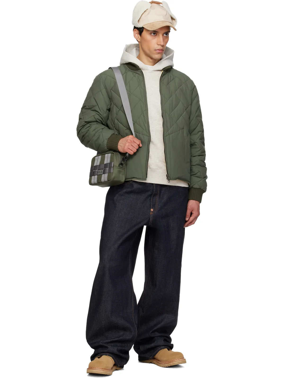 Kenzo Turn Up Wide Fit ジーンズ - 画像4