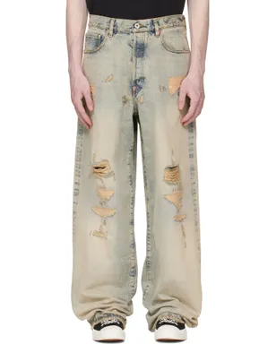 Kenzo Kenzo Paris Turn Up ワイドフィット ジーンズ - サムネイル1