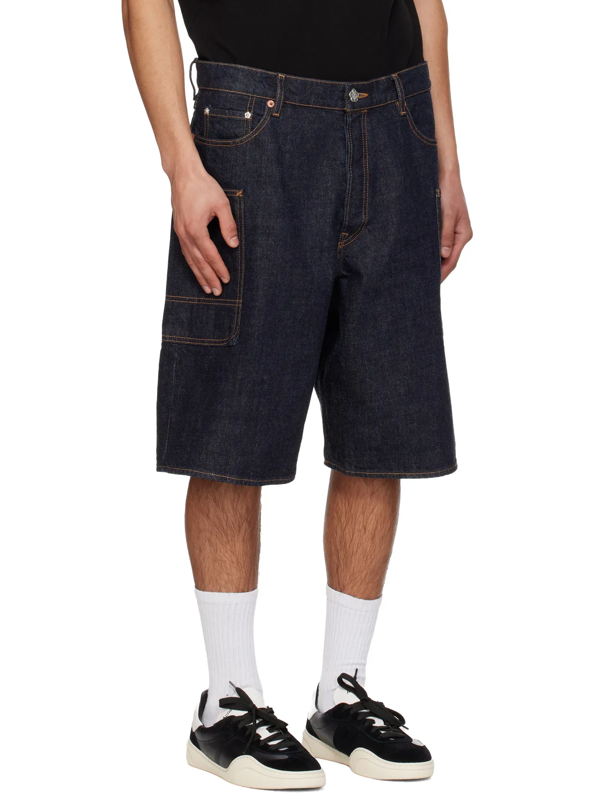 Kenzo Kenzo Paris Cargo Monkey Fit デニムショートパンツ - 画像2