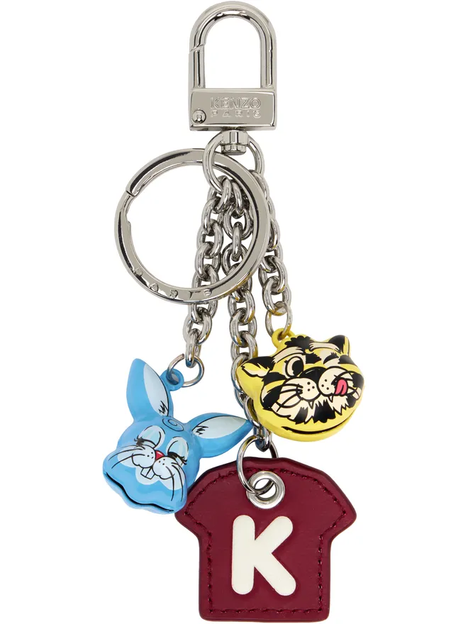 Kenzo Kenzo Kenzo Paris 'KENZO Cartoon' マルチチャーム キーホルダーの商品画像