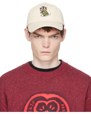 Kenzo Kenzo Paris 'KENZO Cartoon' Embroidered キャップ - サムネイル1