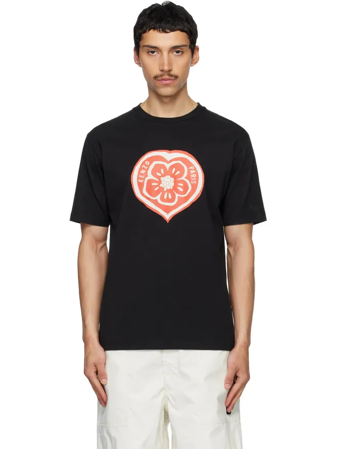 Kenzo Kenzo Kenzo Paris 'KENZO Boke Heart' Tシャツの商品画像