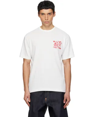 Kenzo Kenzo Paris 'KENZO Cartoon' エンブロイダリー アウトライン Tシャツ - サムネイル1
