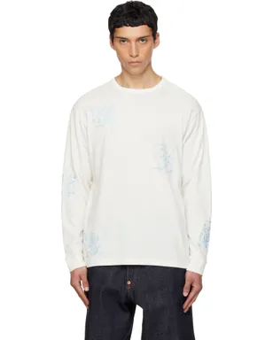 Kenzo Kenzo Paris 'KENZO Cartoon Outlined' リラックス 長袖Tシャツ - サムネイル1