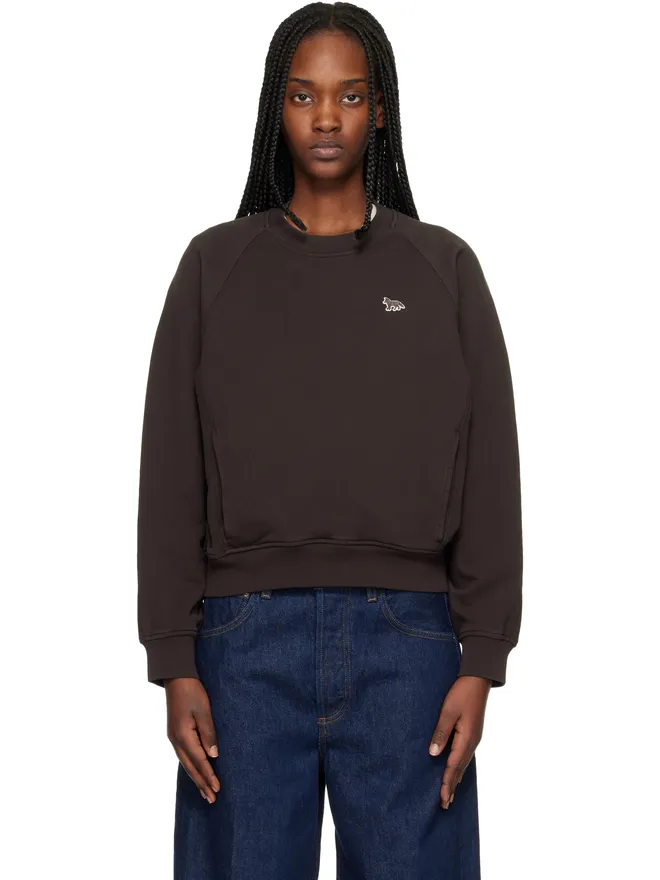 Maison Kitsuné Maison Kitsuné ベビーフォックス オープン ポケット スウェットシャツの商品画像