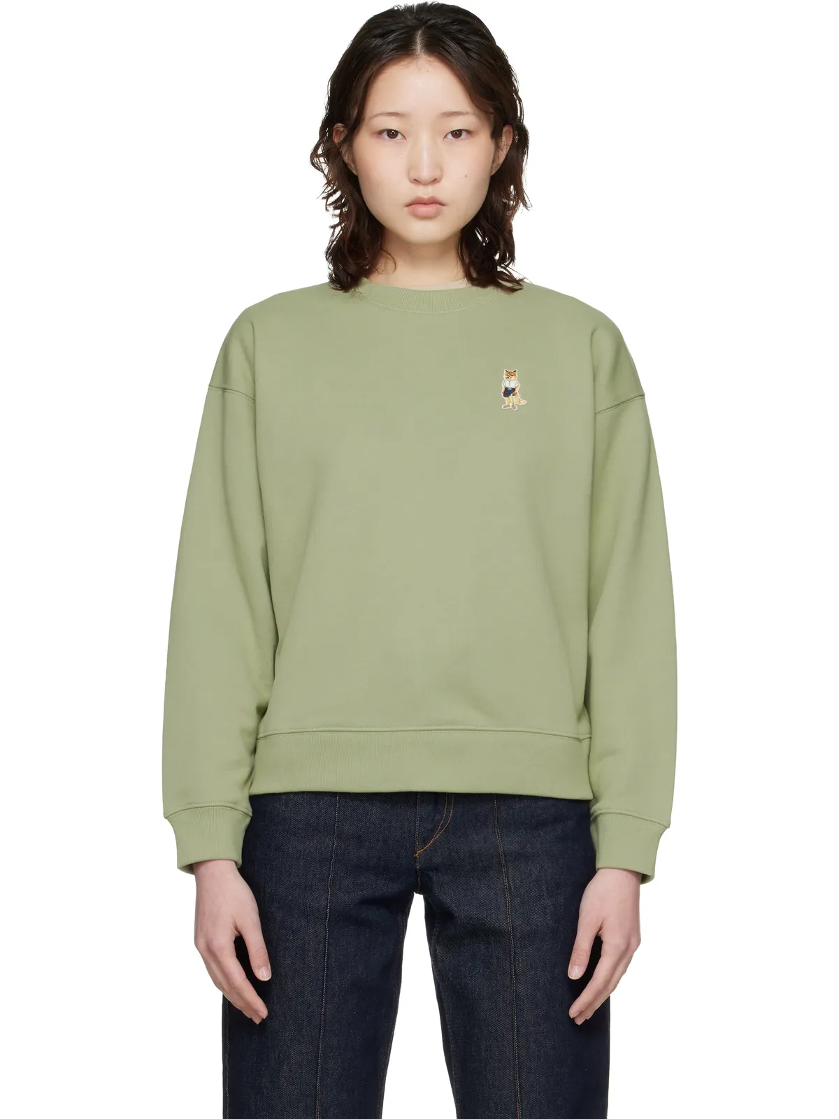 Maison Kitsuné Dressed Fox コンフォート スウェットシャツ - 画像1