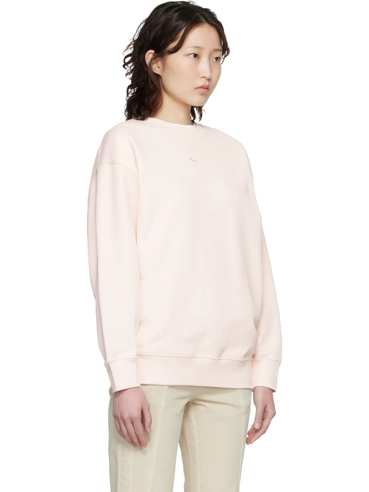 Maison Kitsuné ベビーフォックス オーバーサイズ スウェットシャツ - 画像2