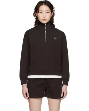 Maison Kitsuné ベビーフォックス ハーフジップ スウェットシャツ - サムネイル1