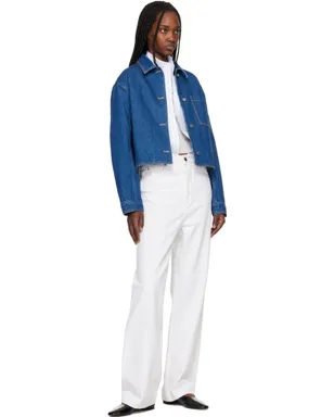 Maison Kitsuné クロップド デニムジャケット - サムネイル4