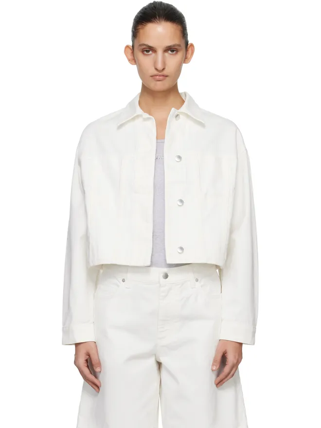 Maison Kitsuné Maison Kitsuné デニム ボクシー トラッカージャケットの商品画像