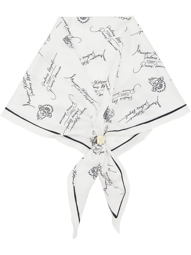 Maison Kitsuné Maison Kitsuné 'Poetic Paris' スカーフの商品画像