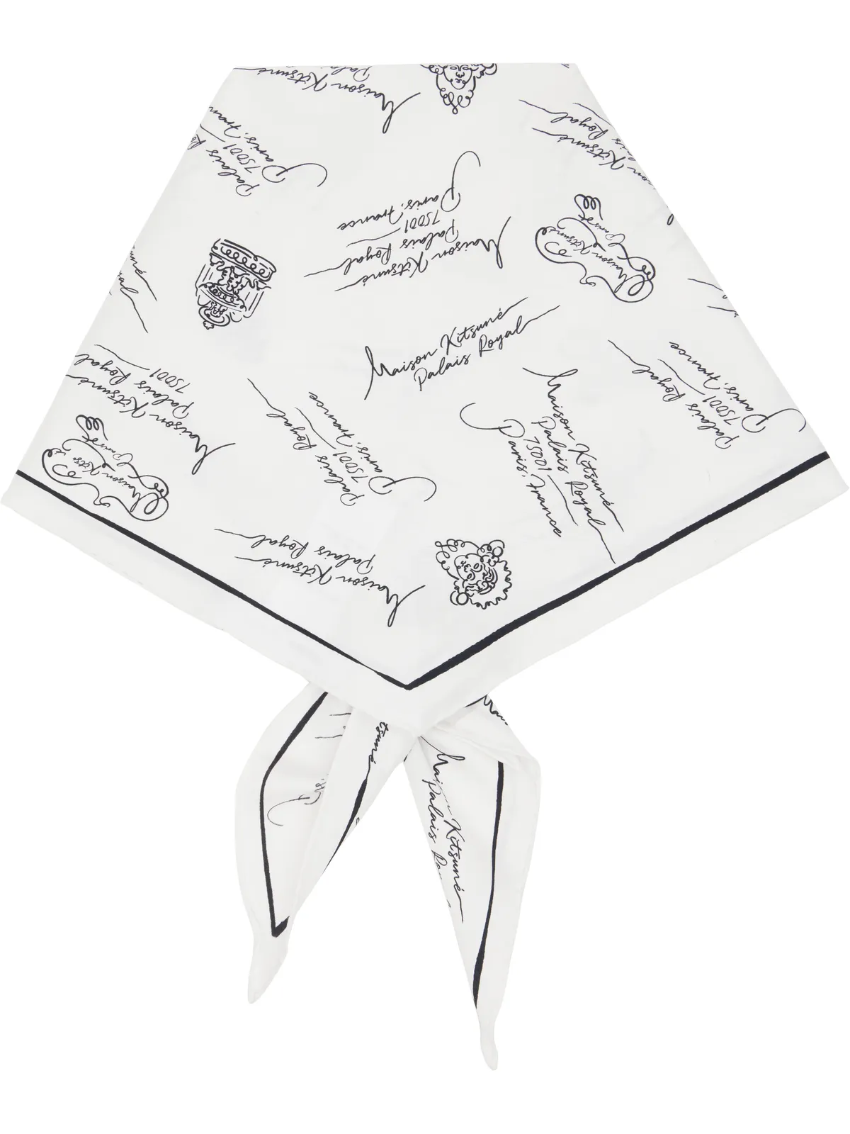 Maison Kitsuné 'Poetic Paris' スカーフ - 画像2