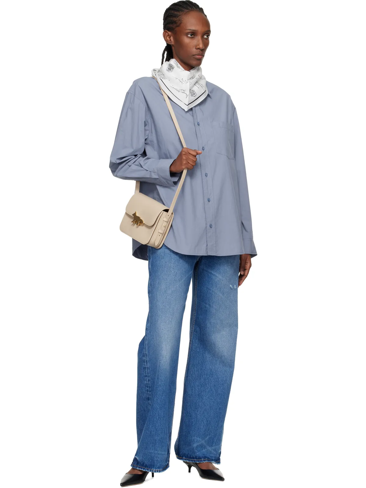 Maison Kitsuné 'Poetic Paris' スカーフ - 画像3