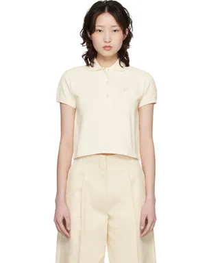 Maison Kitsuné ベビーフォックス クロップド ポロシャツ - サムネイル1