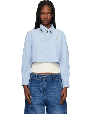 Maison Kitsuné ベビーフォックス クロップド シャツ - サムネイル1