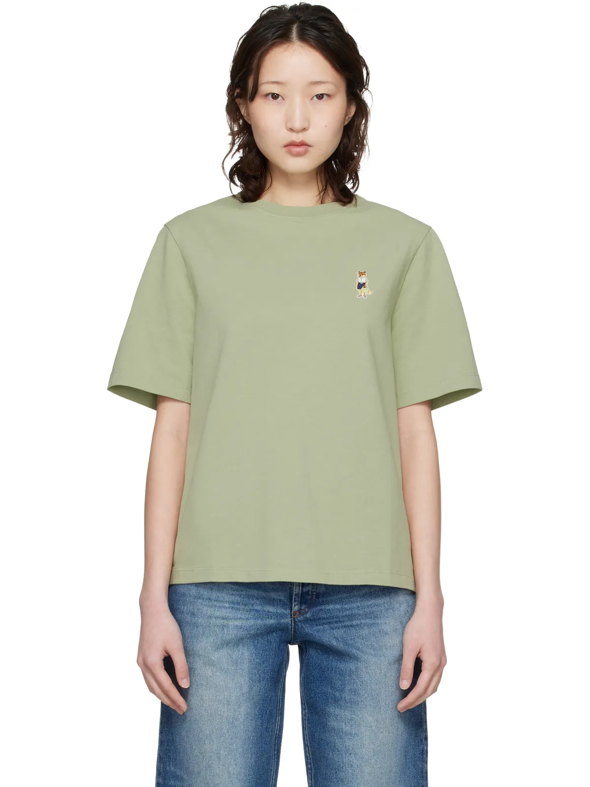 Maison Kitsuné Dressed Fox コンフォート Tシャツ - 画像1