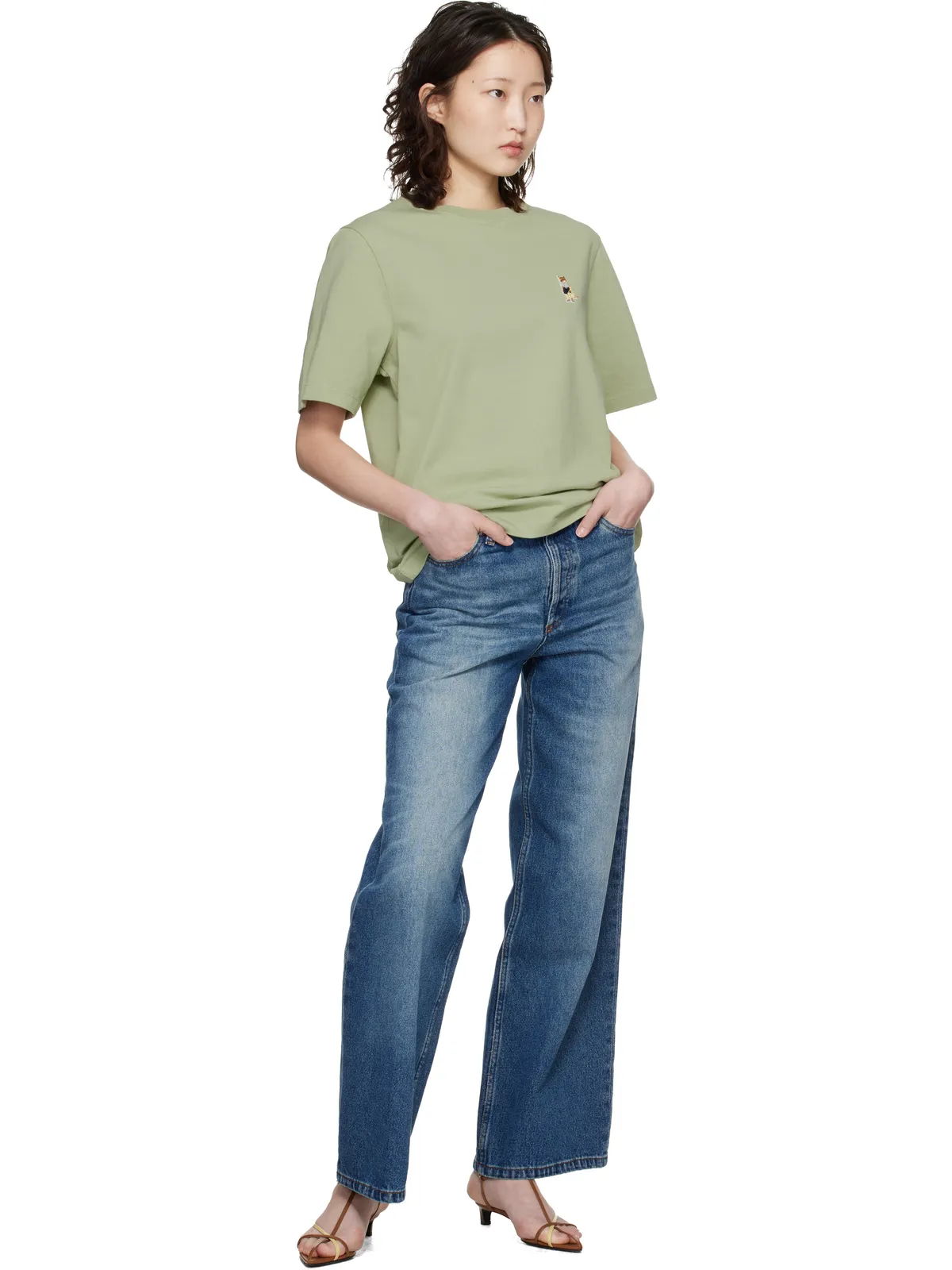 Maison Kitsuné Dressed Fox コンフォート Tシャツ - 画像4