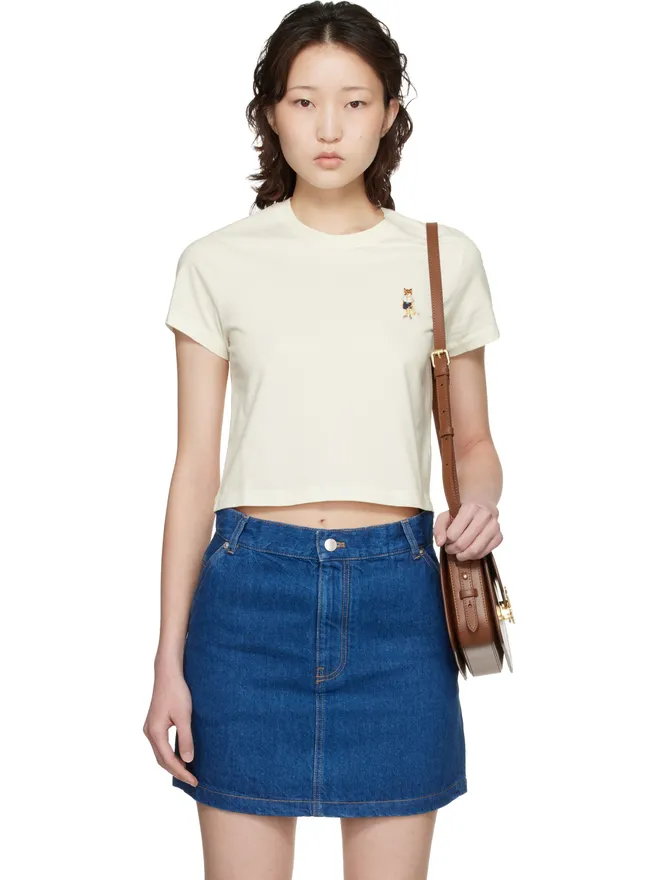 Maison Kitsuné Maison Kitsuné Dressed Fox ベビーTシャツの商品画像