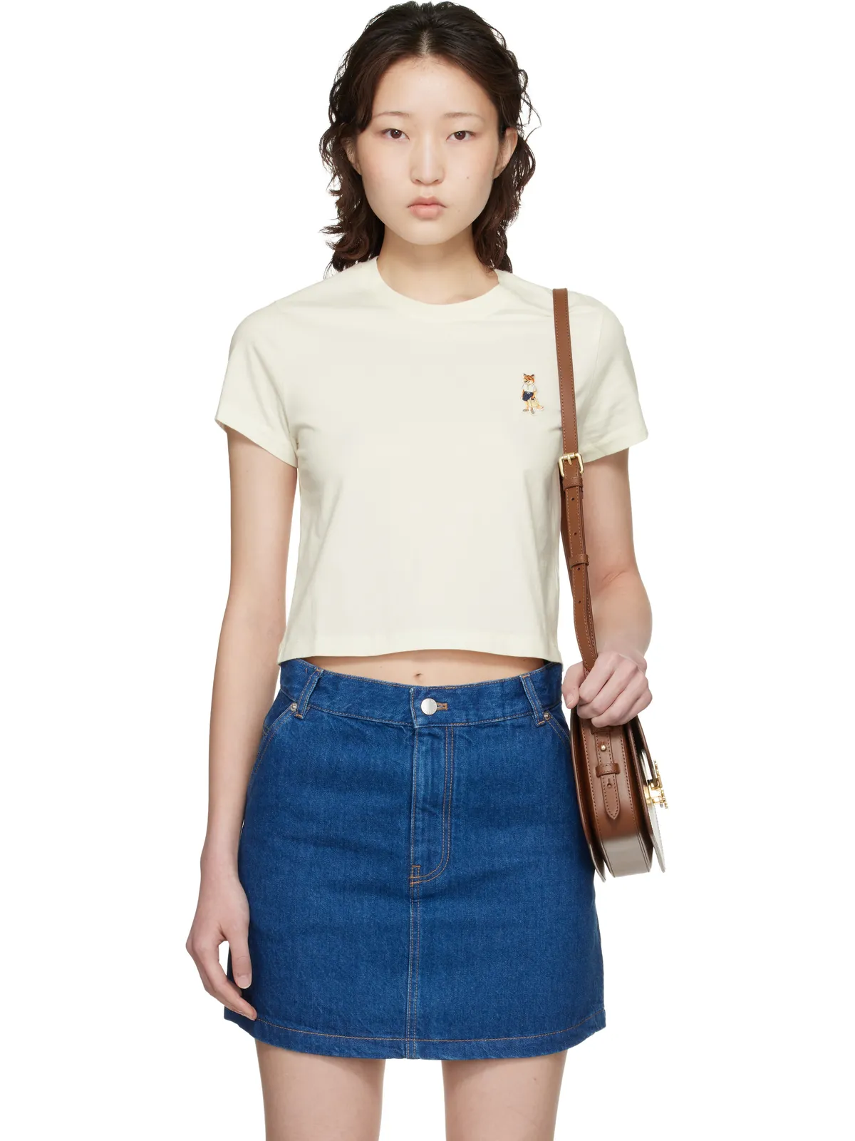 Maison Kitsuné Dressed Fox ベビーTシャツ - 画像1