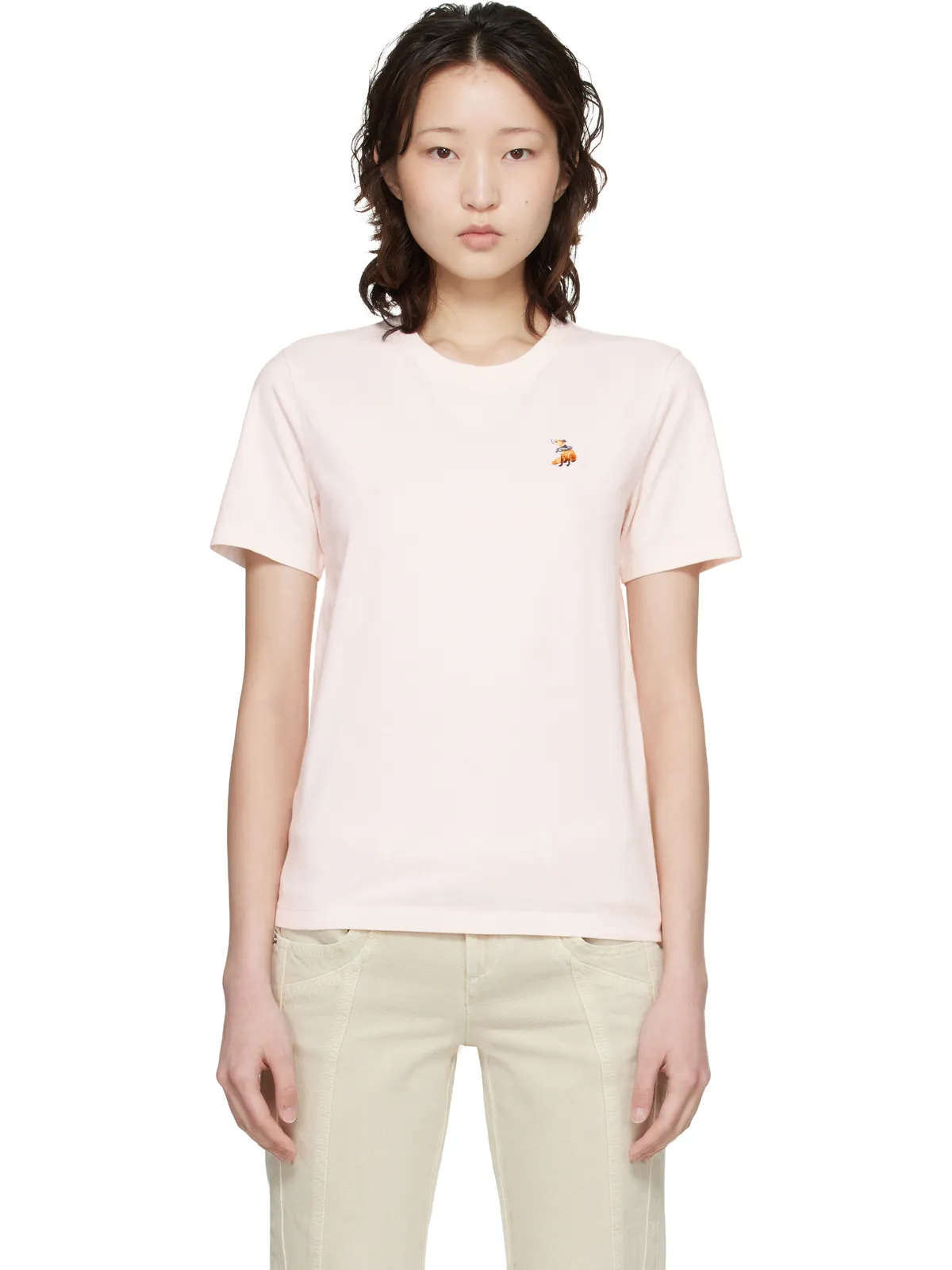 Maison Kitsuné Dreaming Fox レギュラー Tシャツ - 画像1
