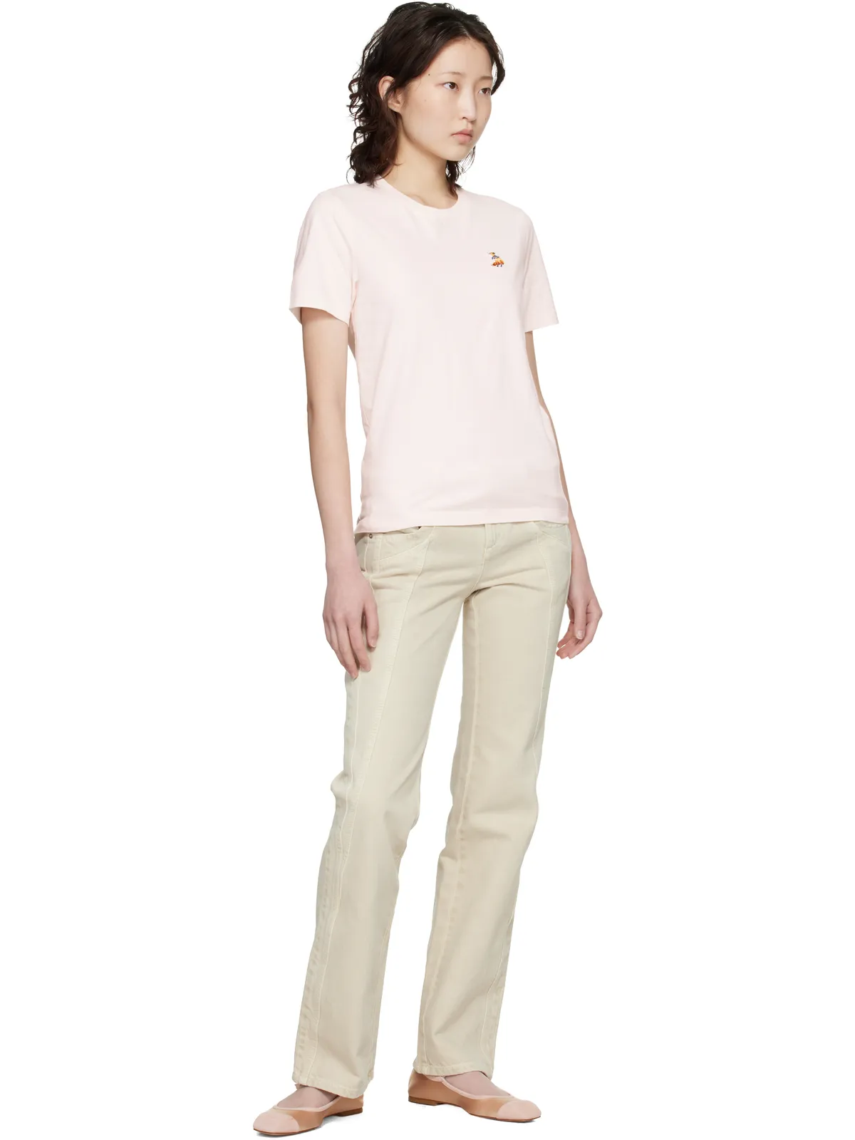 Maison Kitsuné Dreaming Fox レギュラー Tシャツ - 画像4
