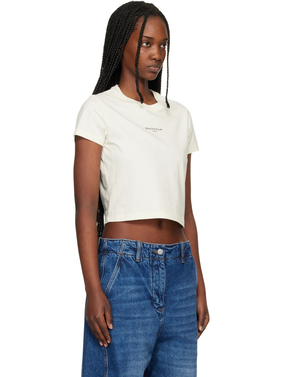 Maison Kitsuné 'Maison Kitsuné Paris' ベビーTシャツ - 画像2