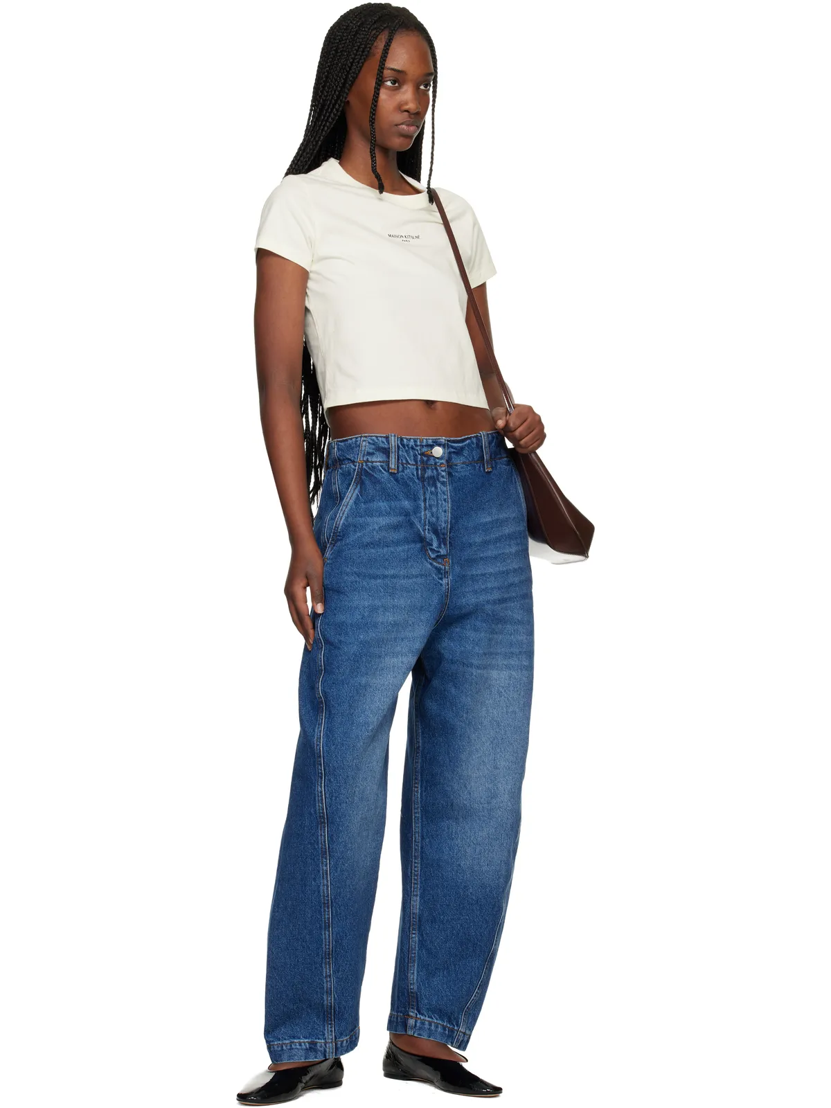 Maison Kitsuné 'Maison Kitsuné Paris' ベビーTシャツ - 画像4